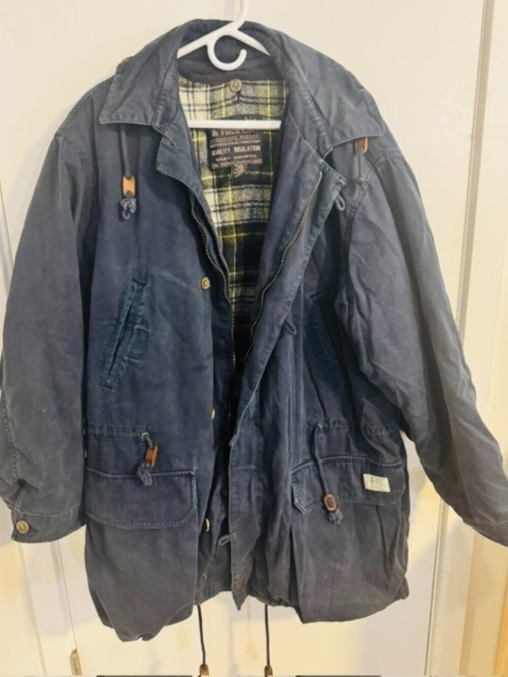 Abercrombie & Fitch 3/4 Length Parka Cotton Winter Coat